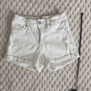SHEIN High Waist White Denim Shorts (Size 27, US 4)